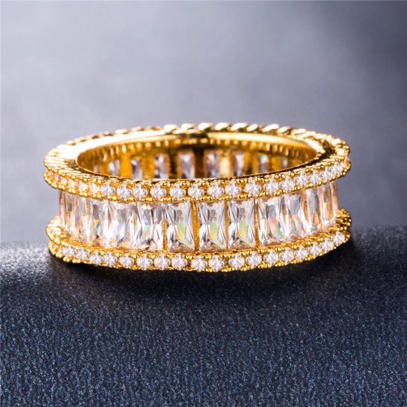 Jewelry - "Gorgeous High Quality Exclusive CZ Wedding Couple Ring, FB16FA1124